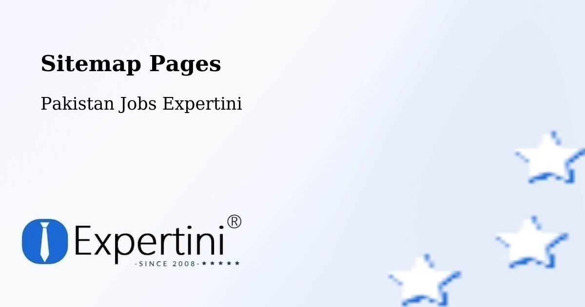 Sitemap Pages - Raja Jang - Pakistan Jobs Expertini